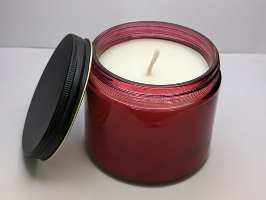 MADE TO ORDER PREMIUM SOY CANDLE - 12 OZ RED JAR