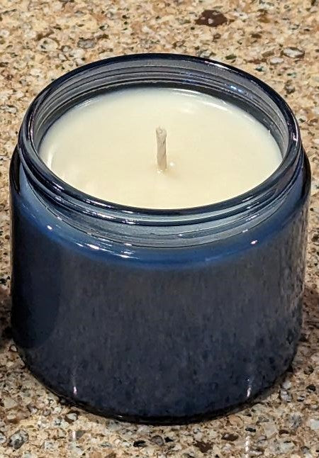 MADE TO ORDER PREMIUM SOY CANDLE - 12 OZ BLUE JAR