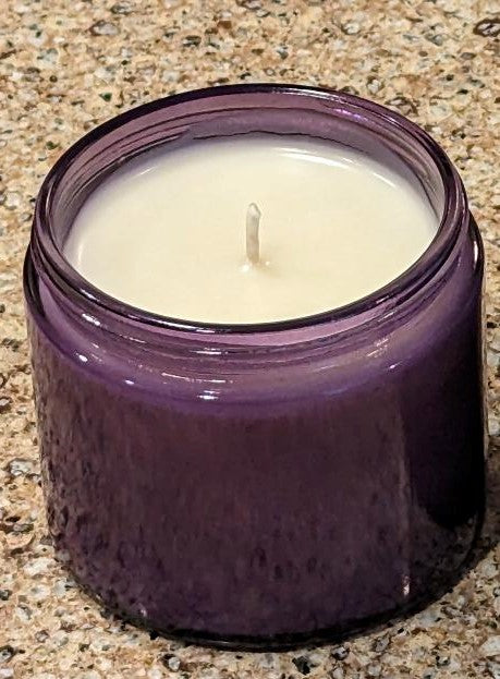 MADE TO ORDER PREMIUM SOY CANDLE - 12 OZ PURPLE JAR