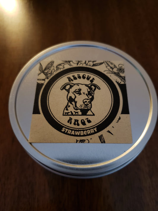 RESCUE RAGZ STRAWBERRY SOY CANDLE