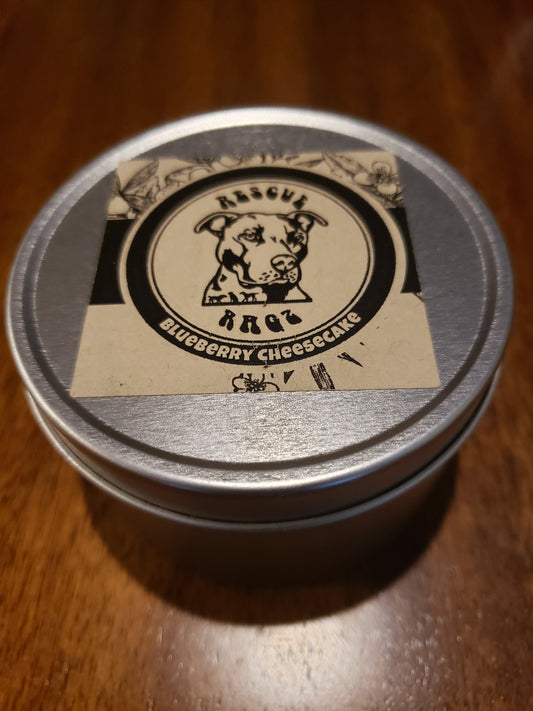 RESCUE RAGZ BLUEBERRY CHEESECAKE SOY CANDLE