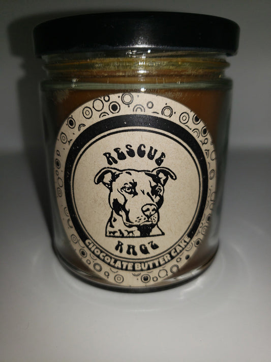 RESCUE RAGZ CHOCOLATE BUTTER CAKE COCONUT WAX CANDLE