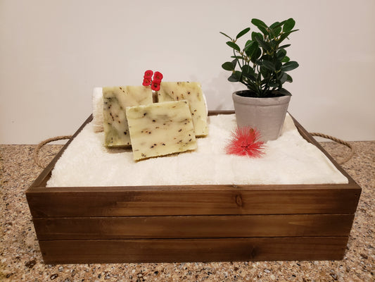 PEPPERMINT TEA TREE COLD PROCESS SOAP